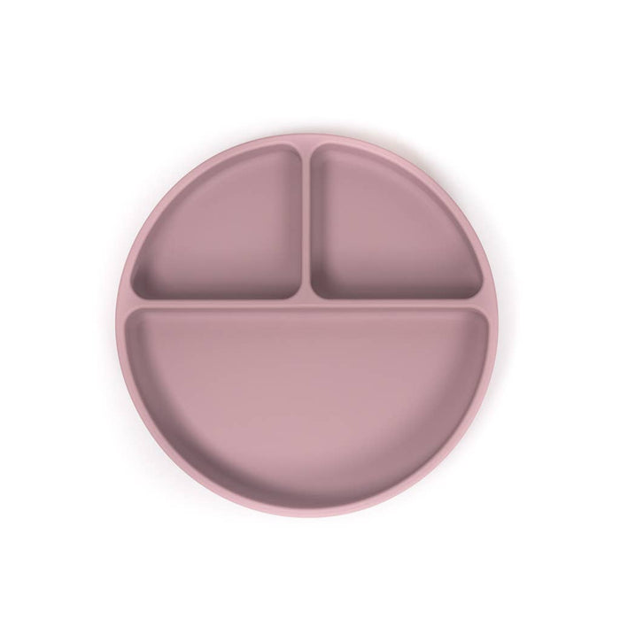 Pale Mauve Silicone Suction Divider Plate