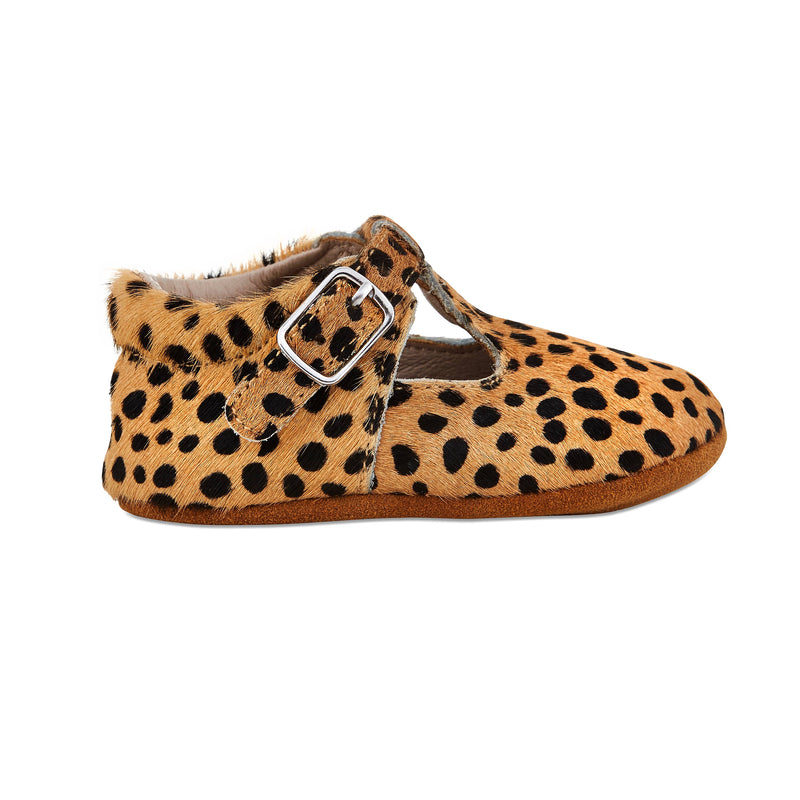Leopard Baby Mary Janes