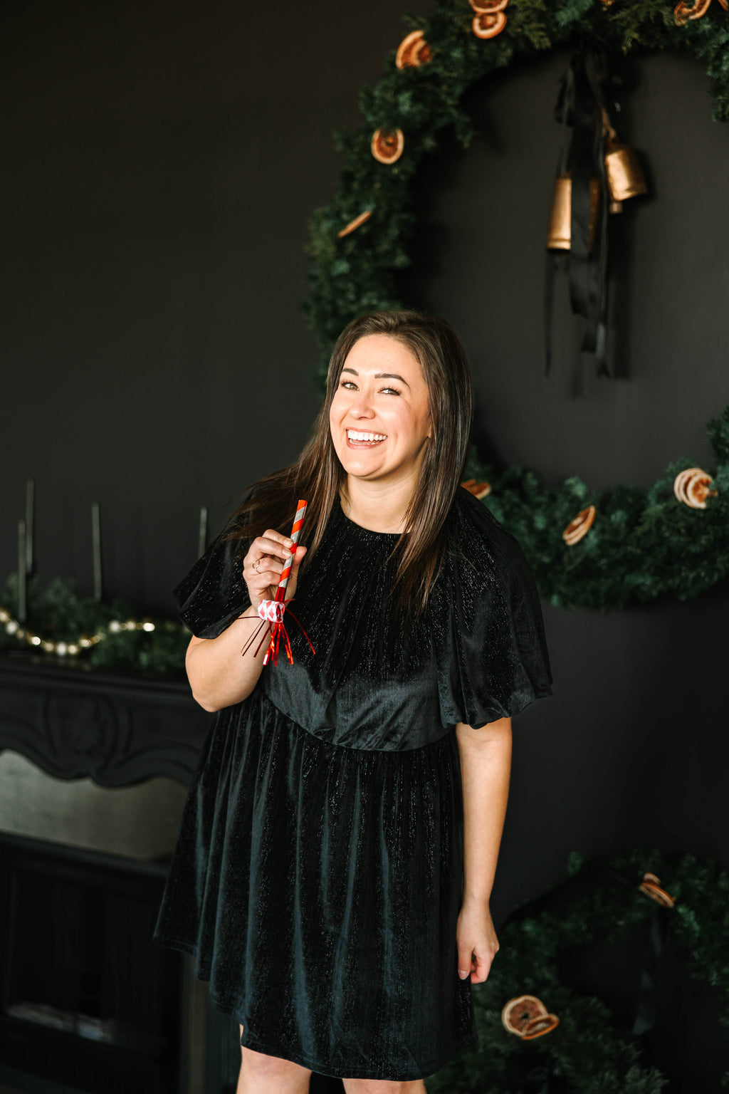 Black Shimmer Dress