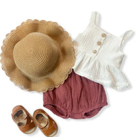 Tawny Split-Soled Leather Baby Sandals