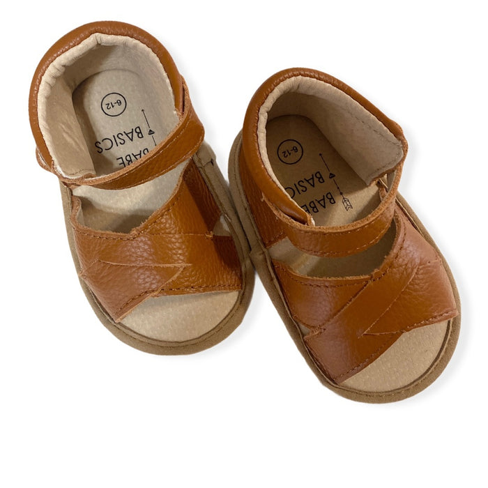 Tawny Split-Soled Leather Baby Sandals