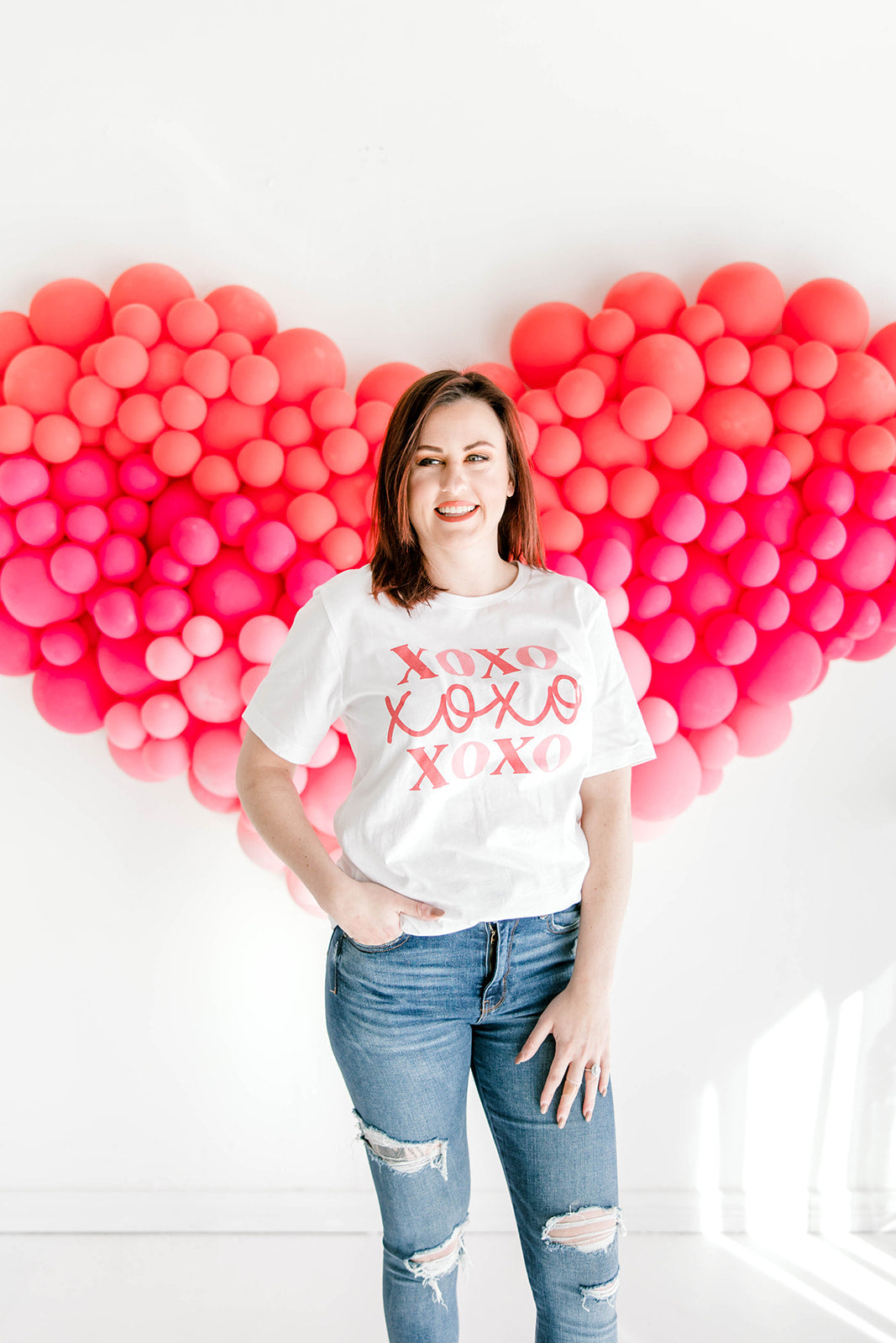 White XOXO Graphic Tee