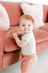Red Heart Glitter Headband