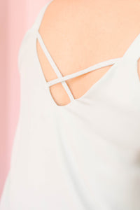 Sage Scallop Strapy Top