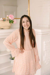 Accordion Pleated Lace Dress