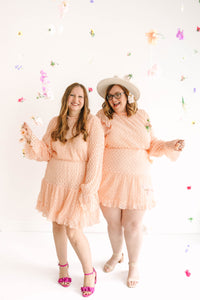 Accordion Pleated Lace Dress
