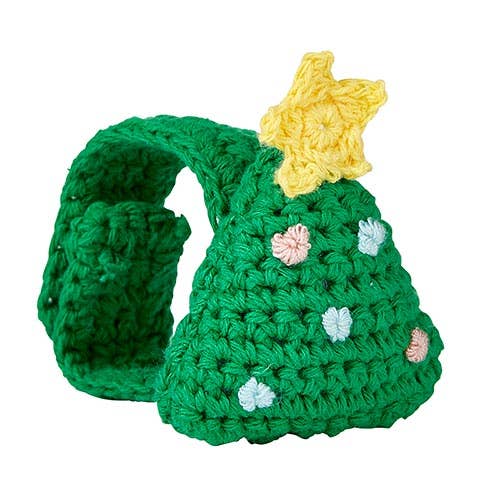 Tree Crochet Wristlet