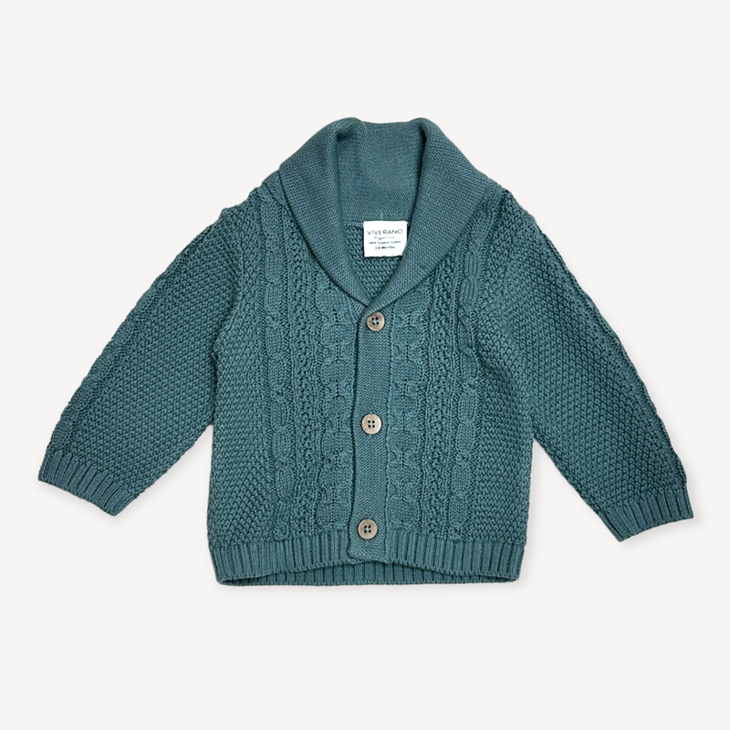 Cable Knit Baby Cardigan