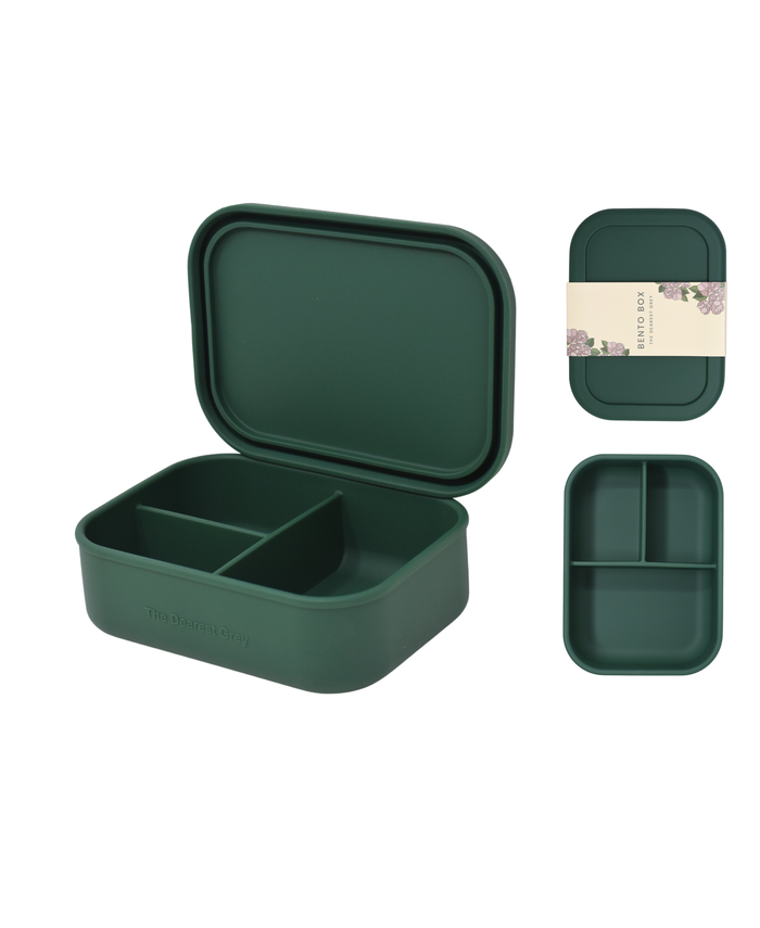 Emerald Silicone Bento Box