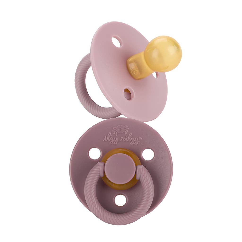 Lilac Natural Rubber Pacifier Sets